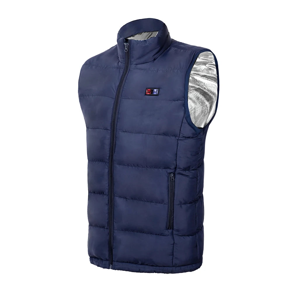 Smart Heated Vest – USB Adjustable Heating, Winter Thermal Body Warmer