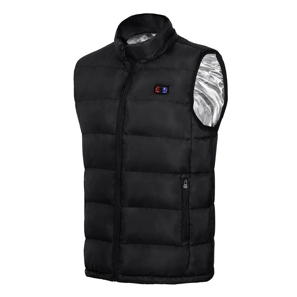 Smart Heated Vest – USB Adjustable Heating, Winter Thermal Body Warmer
